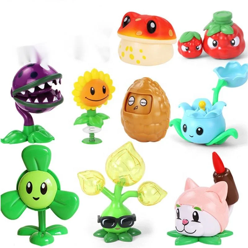 Wholesales Pvzombies 3rd Set Plastic Crafts 8 Vivid Modeling Garden Pvc Material House Ornament Crafts