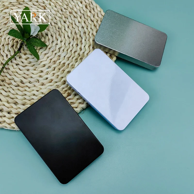 Childproof empty tin can packaging candy chocolate bar tinplate can box