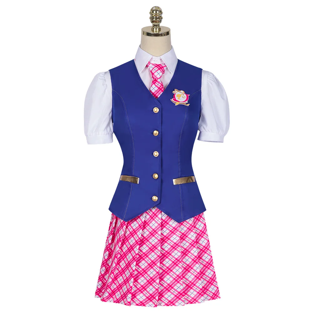 2023 Movie Costume Girls Boys Women Men Adult Kids Ken Ryan Gosling Cosplay Pink Dress Halloween
