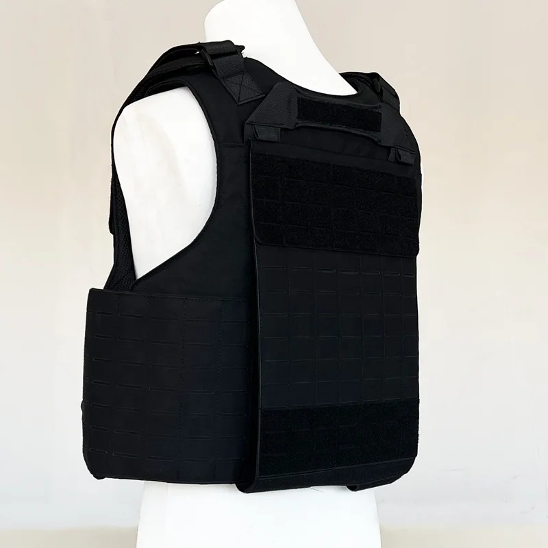 Tactical black vest High quality Oxford fabric material shock absorbing anti-pressure back cushion molle Tactical vest