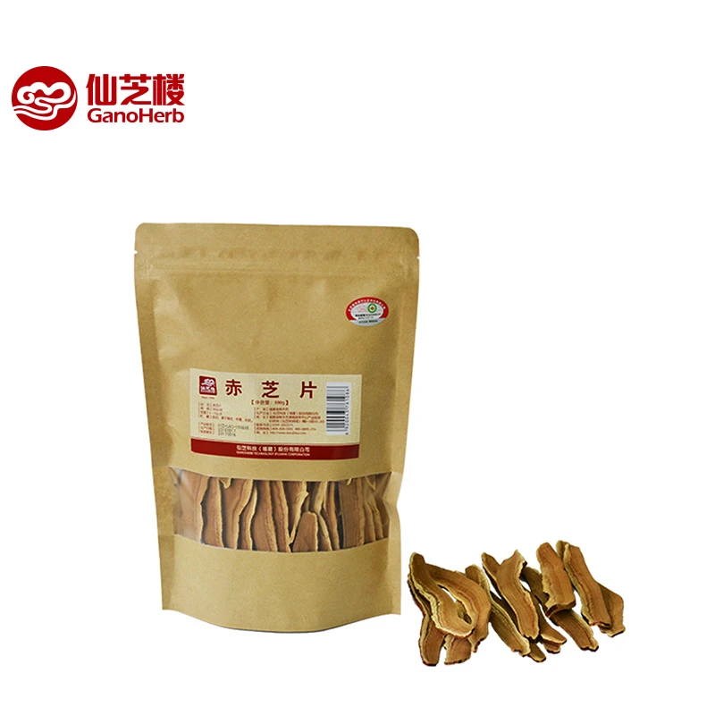 
Wholesale Organic Dried Red Ganoderma Lucidum Reishi Mushroom Slices 