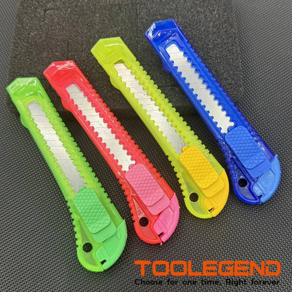 High Quality 18mm Blade Manual Cutting Knife ABS Snap off Utility Cutter for Compatible Olfa Hand Tools