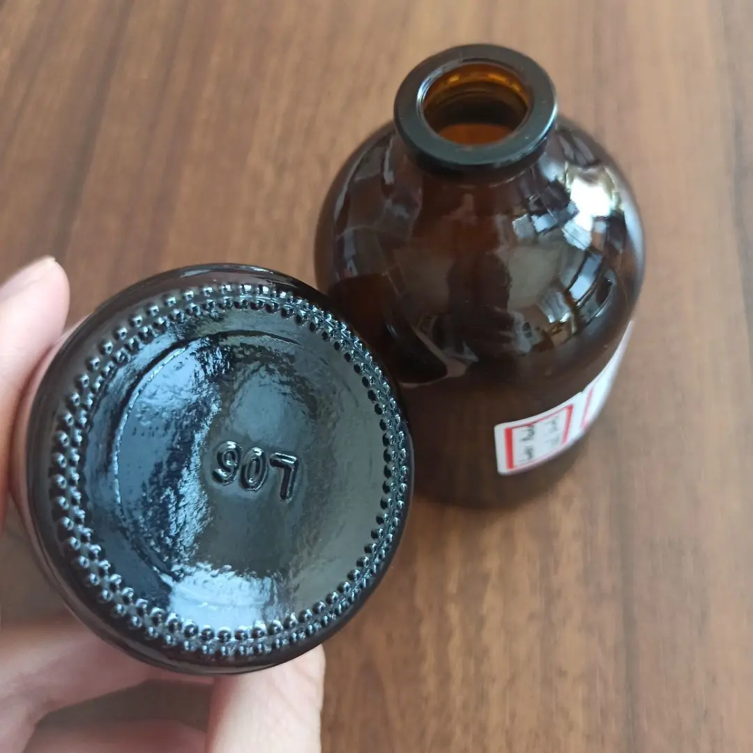 pharmaceutical clear molded glass vials glass bottles for injection