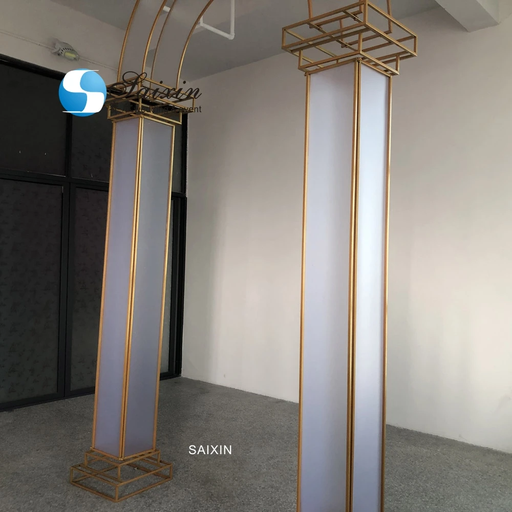 ZT-B009 large wedding stage backdrop design arch designs