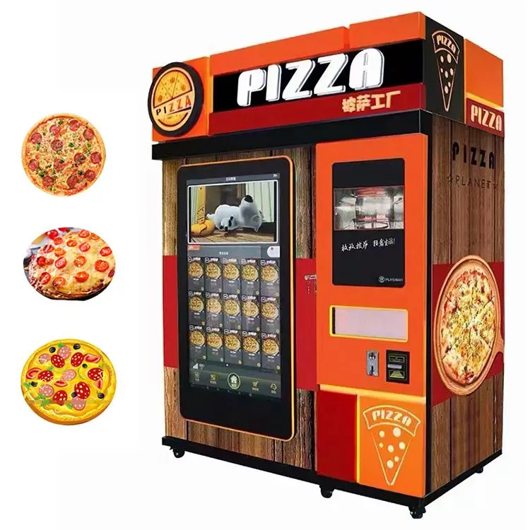 Pizza Automatic Vending Machine Standing Machines Hot Food Cheapest for