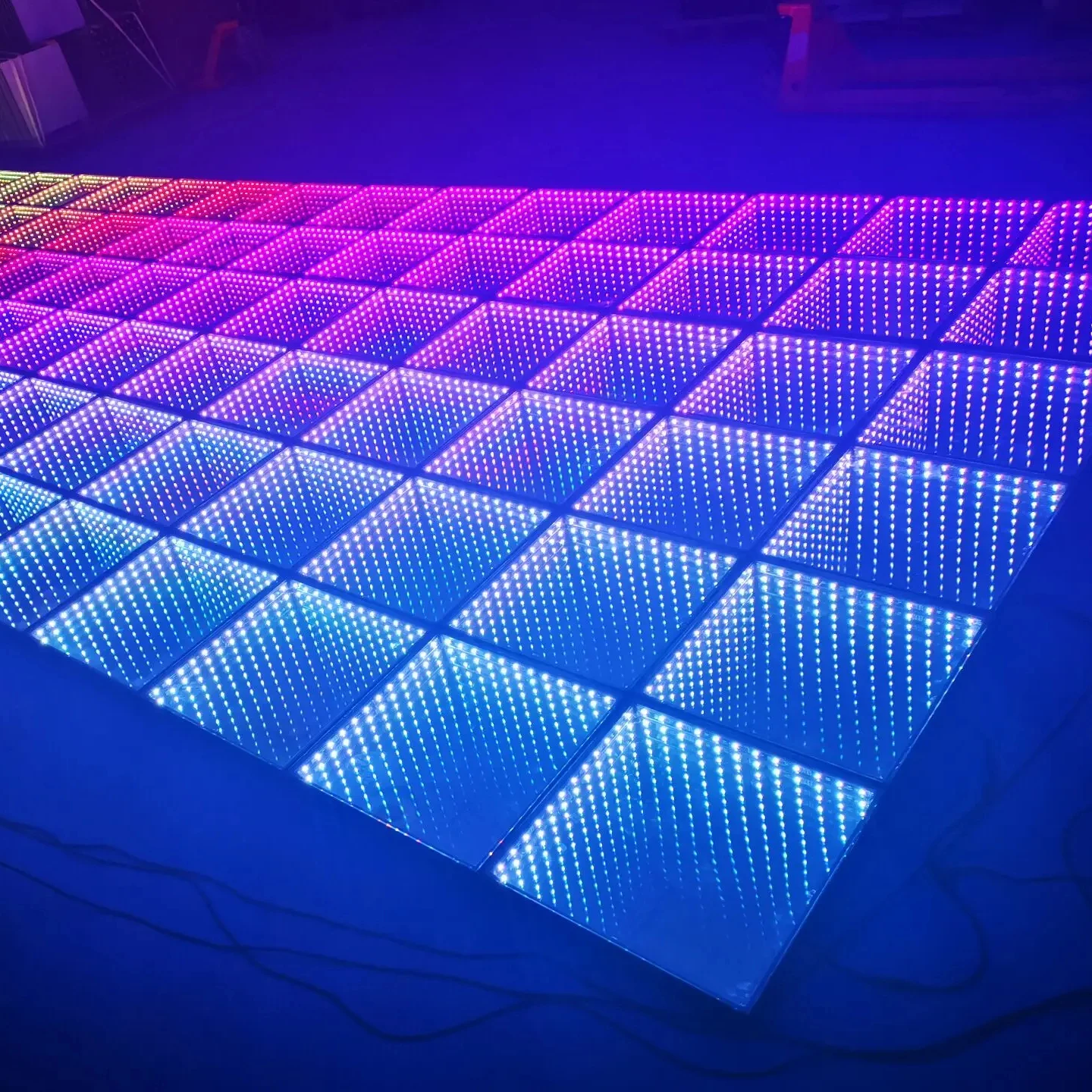Свадьба СВЕТОДИОДНЫЙ танцпол магнитный 3D интерактивный танцпол свет бесконечность зеркало танцпол для свадебной вечеринки
