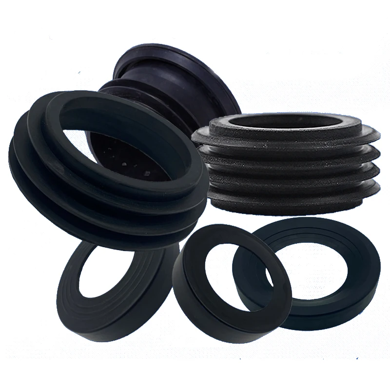 Toilet Hidden Tank Seal Rubber Bowl Gasket Sealing Ring Wall Drain Flushing Pipe Rubber Gasket Fittings