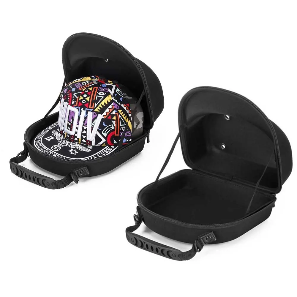 Hold 2-3 Cap Carrier Baseball Hat Cap Carrier Case Ball Caps Holder Storage Organizer Bag for Travel Hat Storage Carrying Case