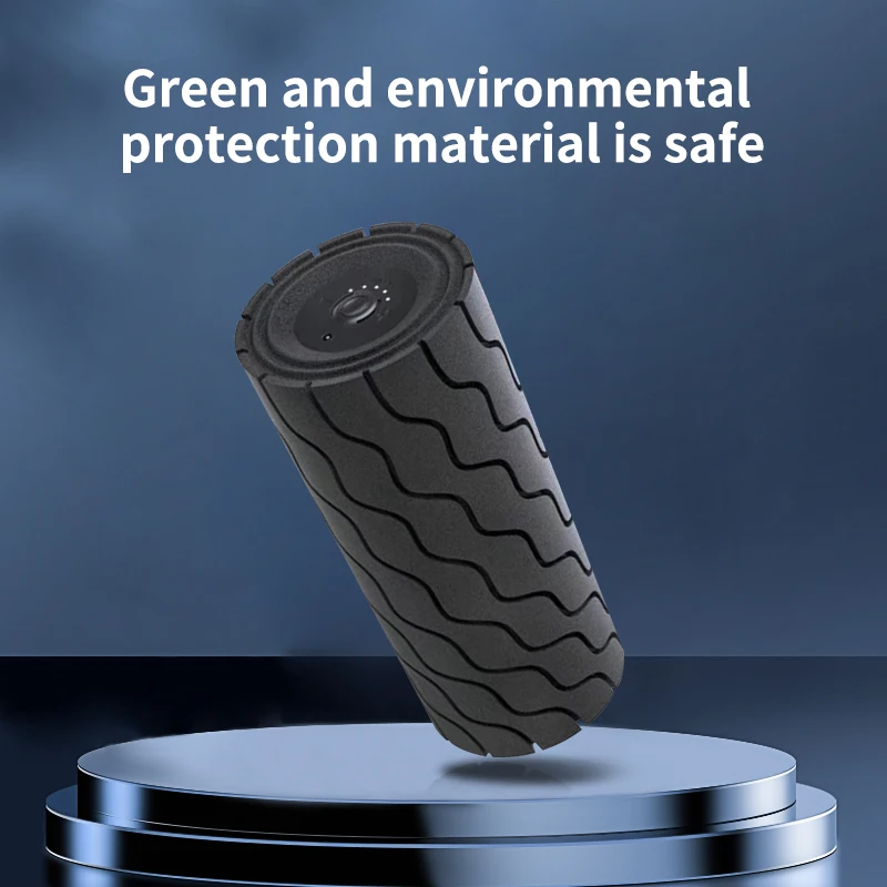 Rechargeable Black Fitness Electric Massage Foam Roller Yoga Vibrating Foam Roller massage roller
