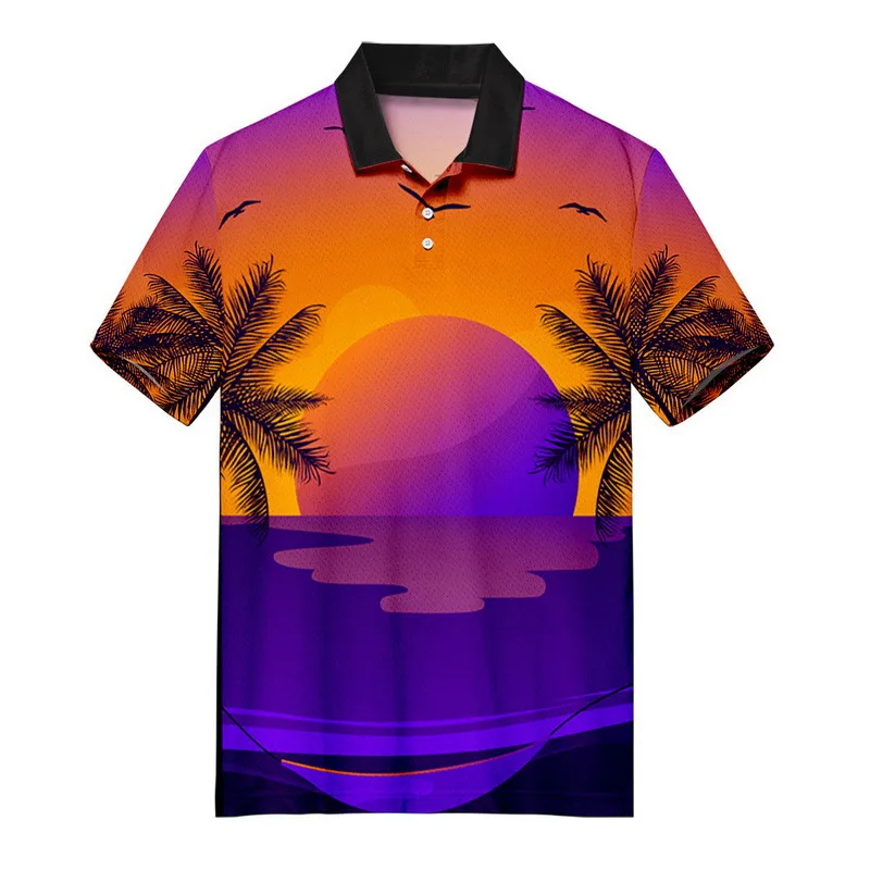 Custom Sublimated Printed Soft Dart Polo Shirts for Men suppliers the latest print products