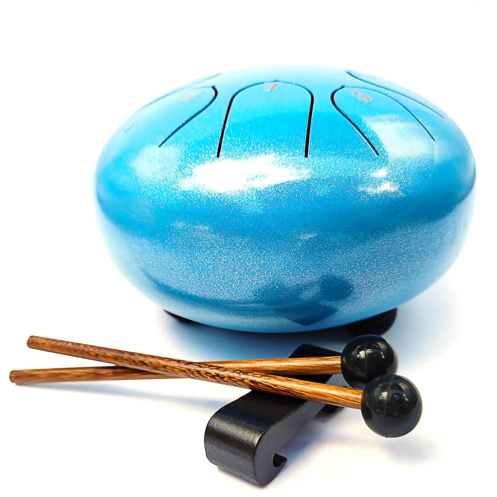 Amazon best seller 6-inch 8-note mini hand pan percussion instrument tank steel tongue drum for yoga meditation Iron material