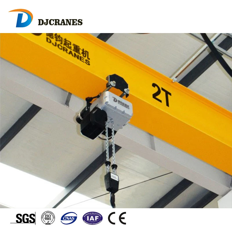 1 ton 2 tons traveling beam crane crane end beam custom design for construction single girder overhead traveling crane