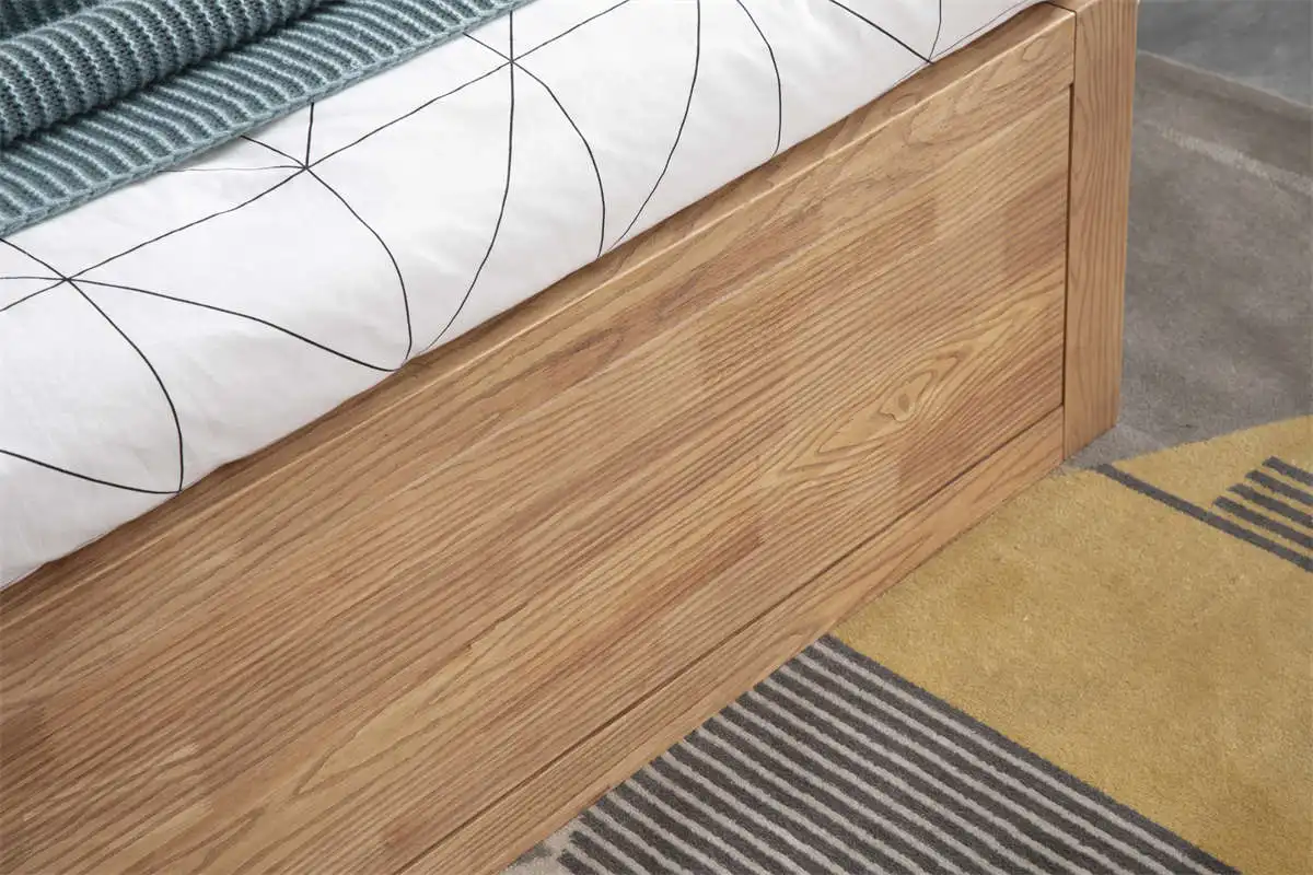 Customized Modern Bedroom Sets Wood queen bed frame 1.8 m double Twin