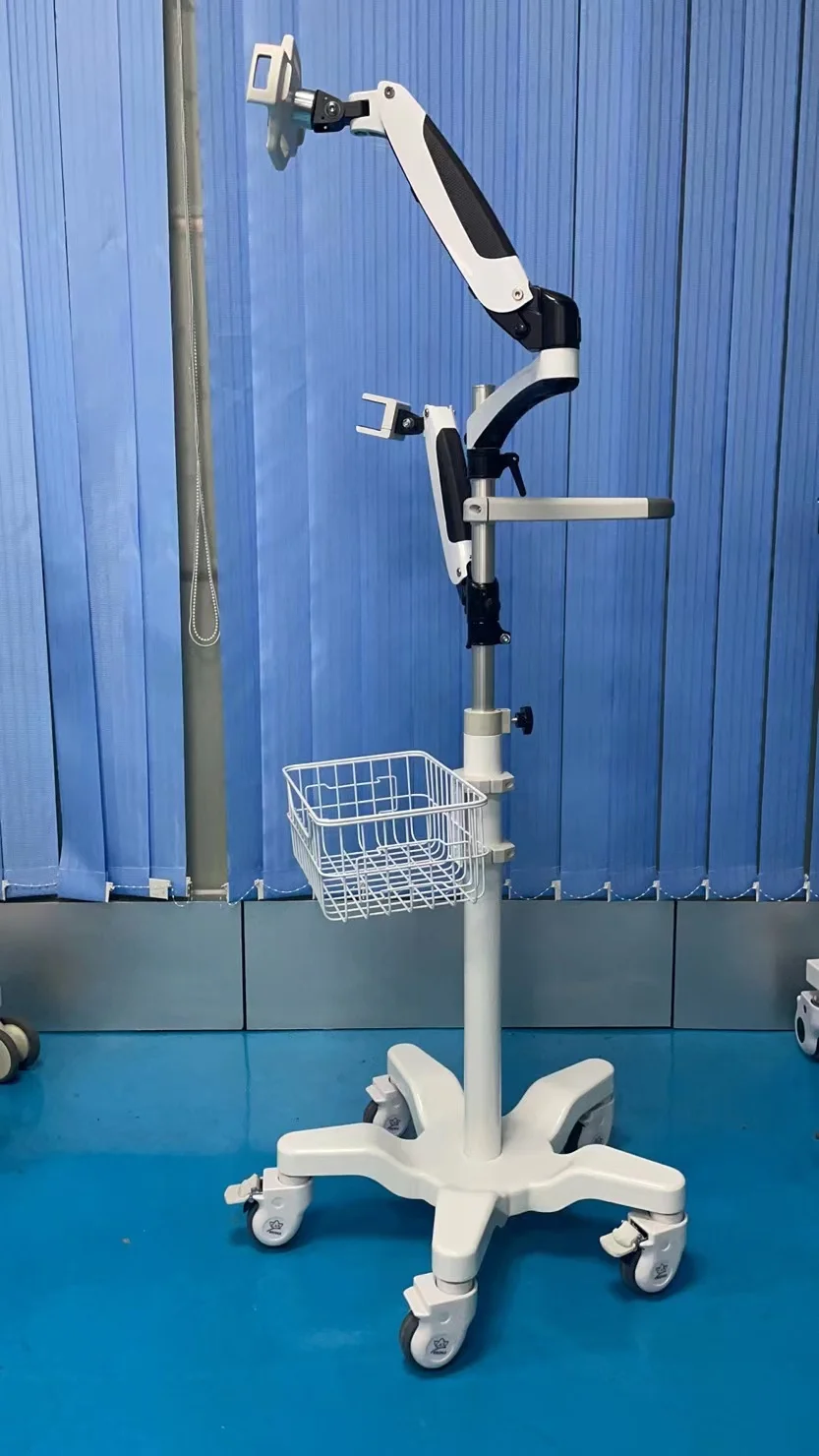 Movable Hospital Tablet 360 degrees of adjustment Medical ipad trolley Camera surveillance trolley