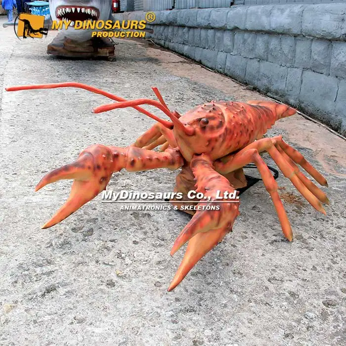 MY DINO AA-183 Outdoor Playground High Simulation Life Size Lobster Model