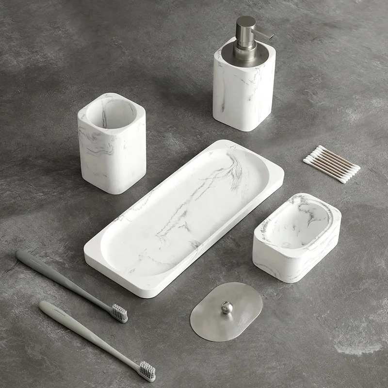 
Four-piece Marble bathroom set 