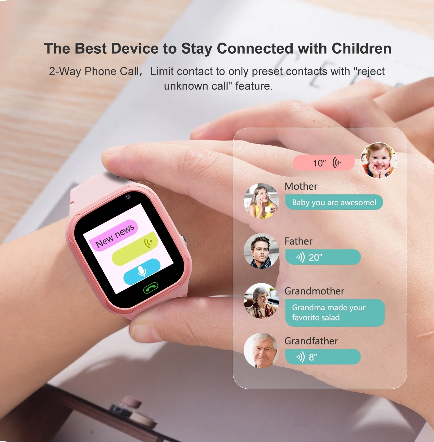 LT36 4G Kids GPS Smart Watch with LBS Wifi Video Call SOS Waterproof Camera Children Smartwatch Remote Monitor Phone Clock Gifts