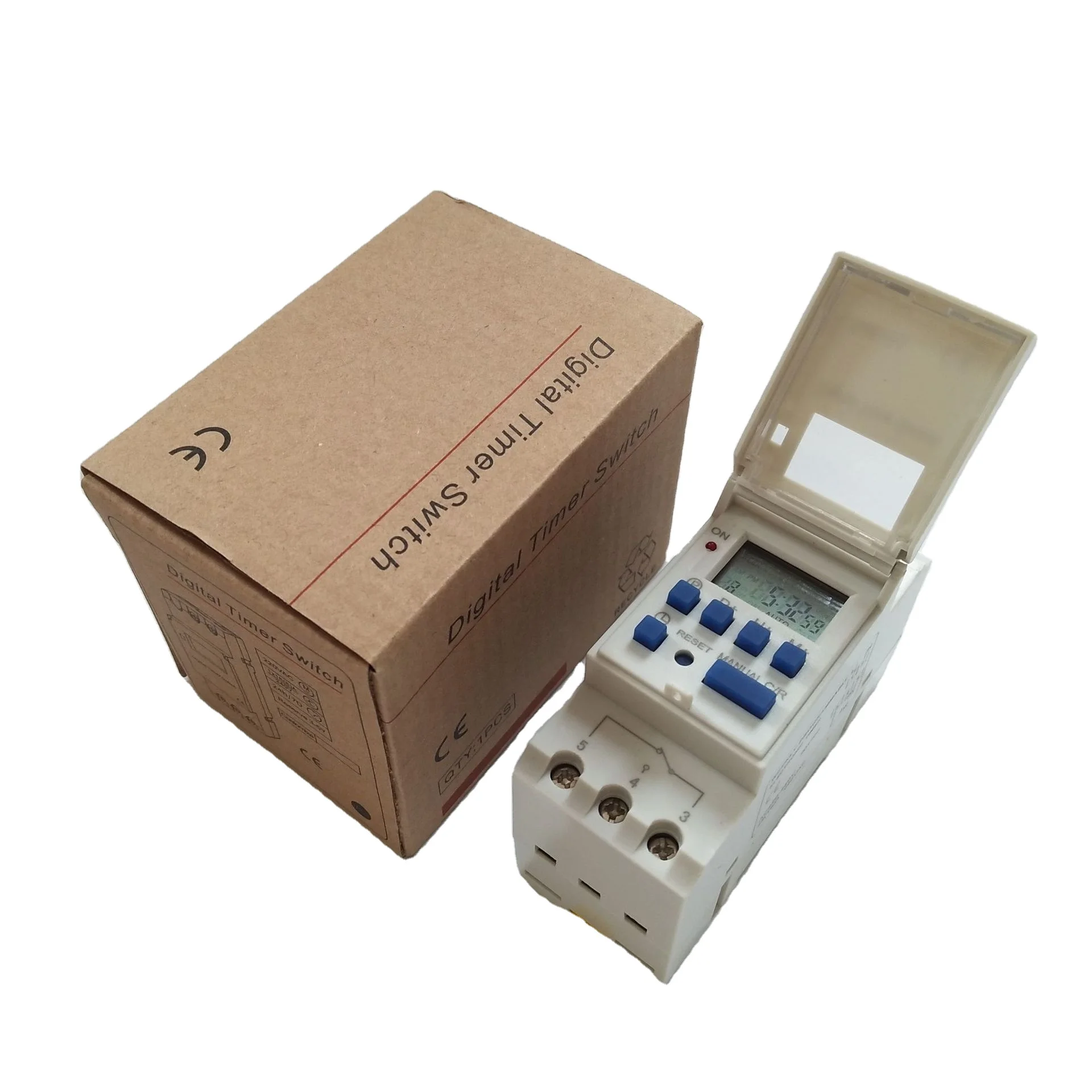 Microcomputer time control 220V 12V 24V 16A THC-15AB Programmable timer switch with replaceable battery