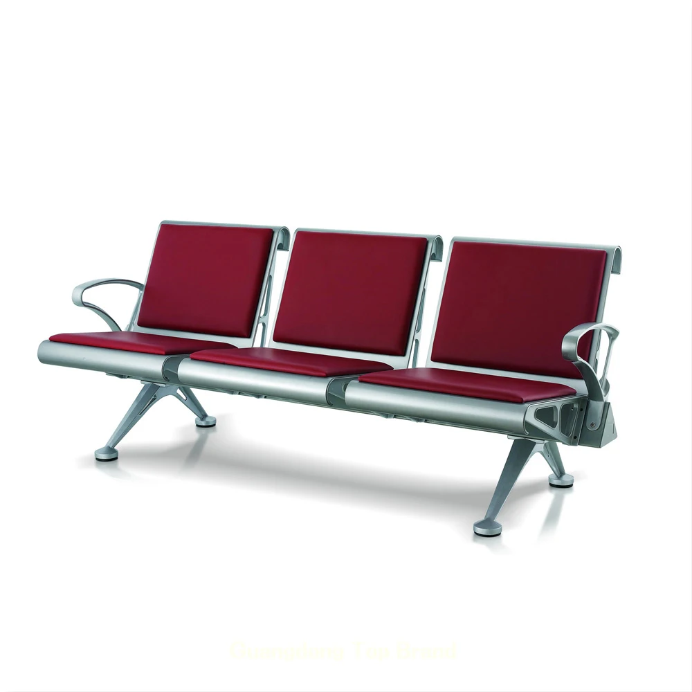 Price Airport Chair Waiting Chair 3 Seat Maroon(HY-AC071)