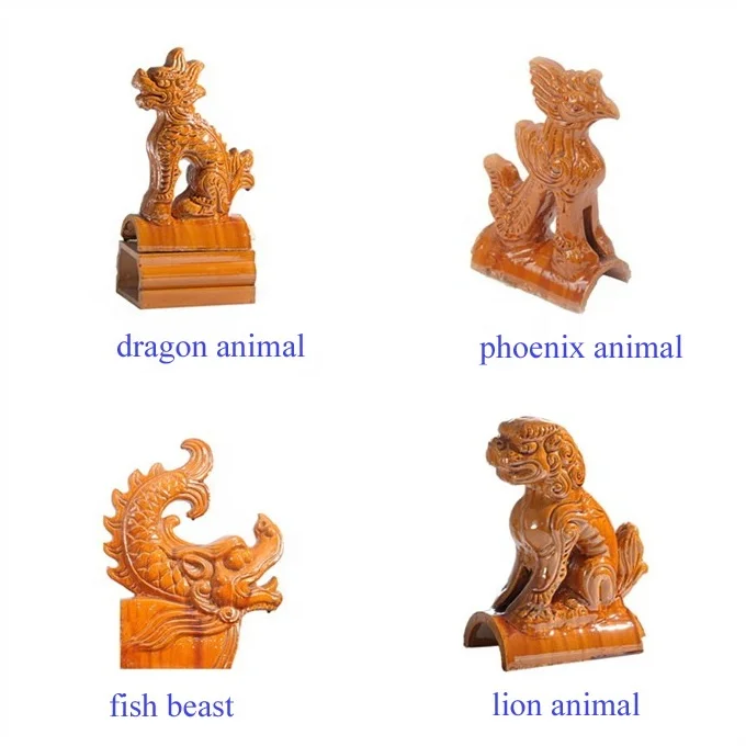 Traditional Chinese roof ornaments and roof tiles sale