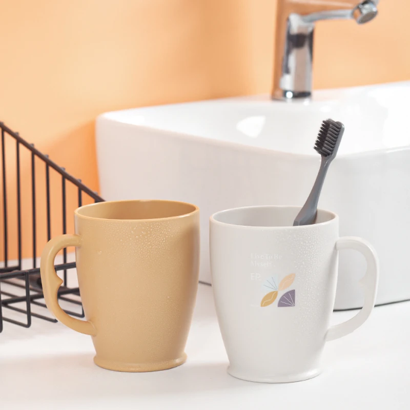 high quality biodegradable plastic milk glass mugs coffee mugs kids drink water juice tea rinse mug toothbrush cup
