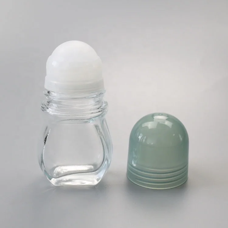 50ml roll on bottle custom glass roll on bottle fancy roll on glass bottle