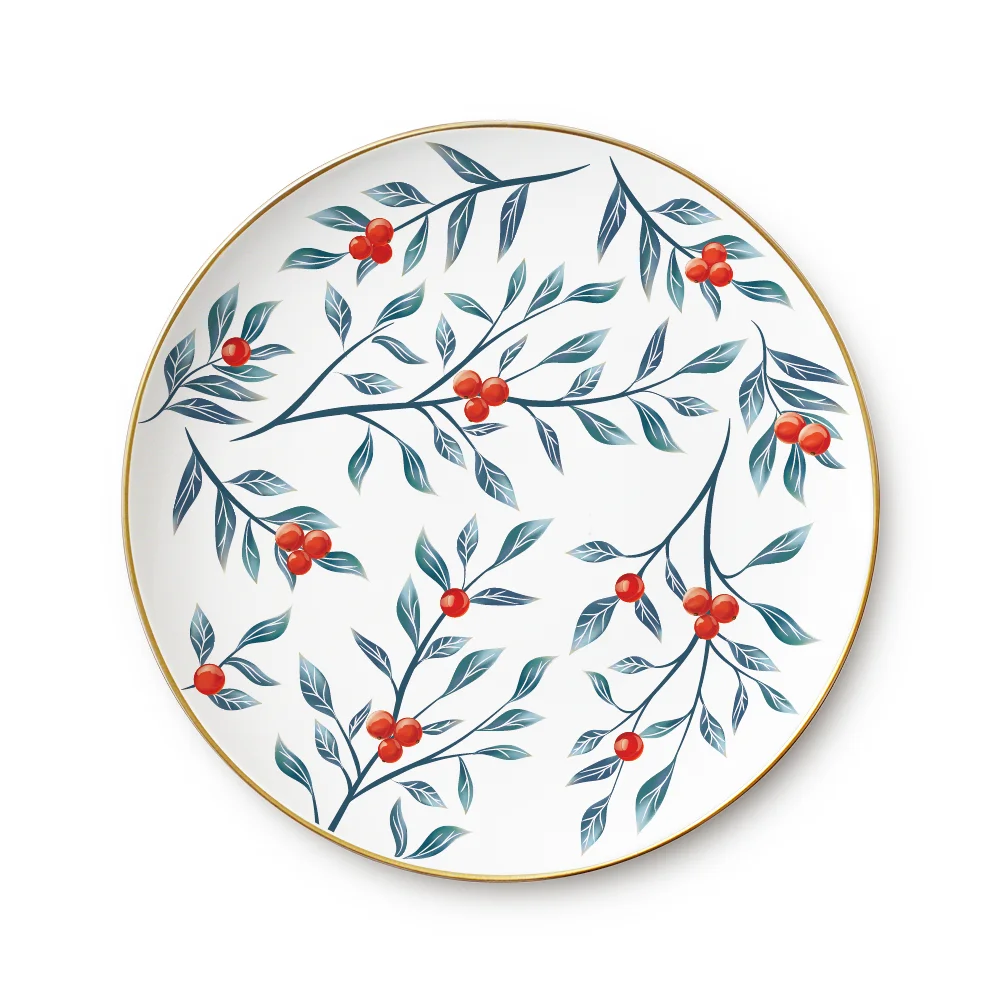 wedding decoration fine china dinnerware 13 bone white charger plates dinner set