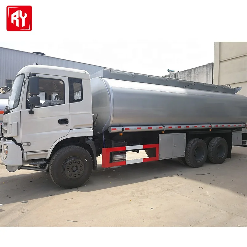 Small Portable Dongfeng 20 Cbm Fuel tank Tanker Gasoline diesel Mobile Fuel Truck Price