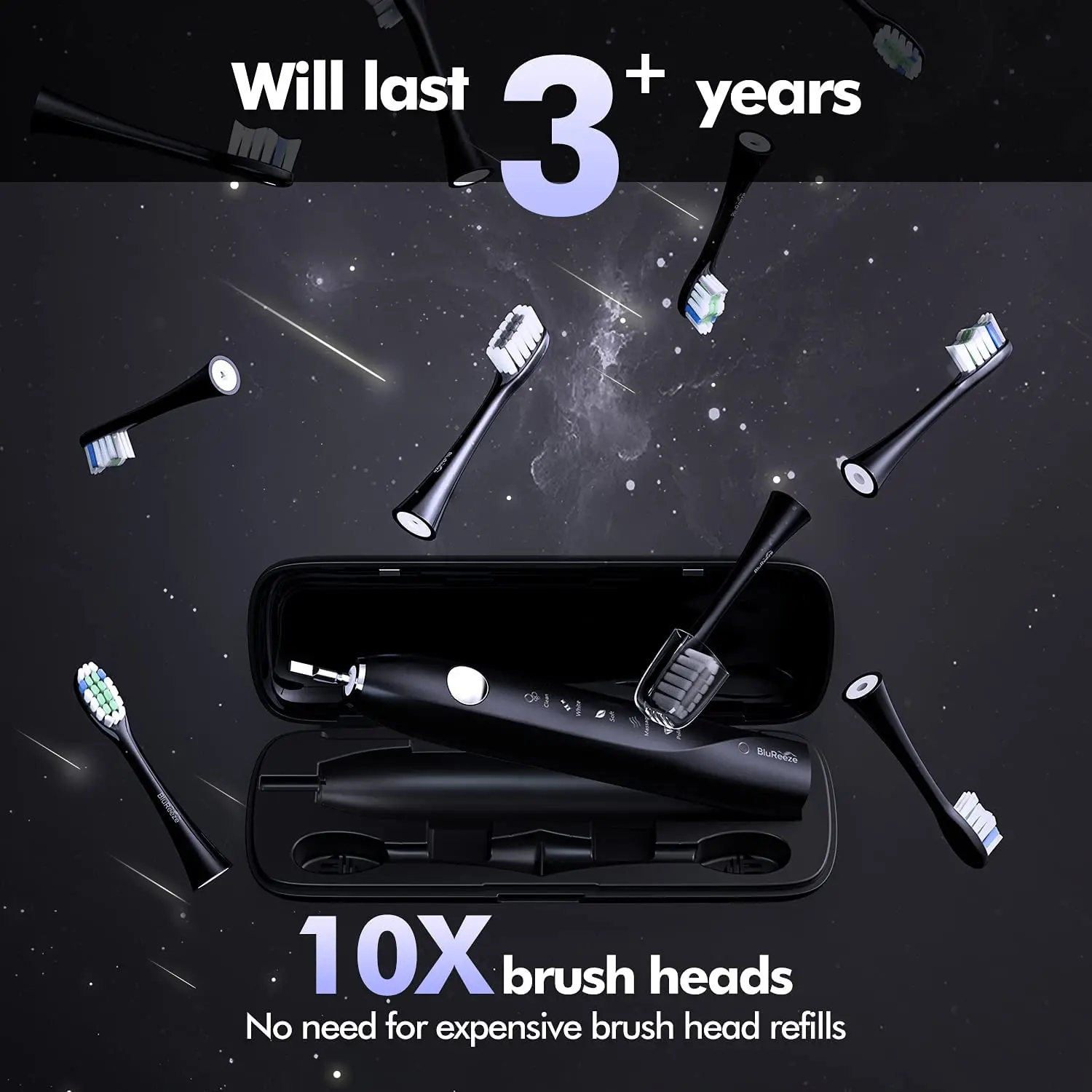 Sonic electric toothbrush tooth brush heads digital plaque remover dental whitetning brushes
