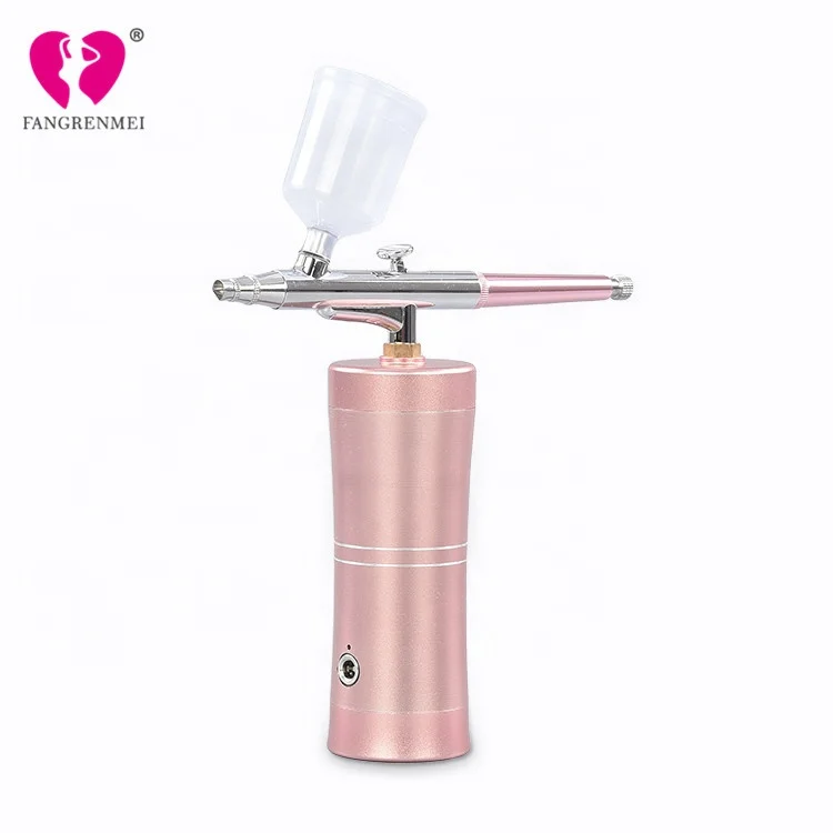 Portable home use mini water facial mister face mist spray jet peel moisturize nano oxygen injector