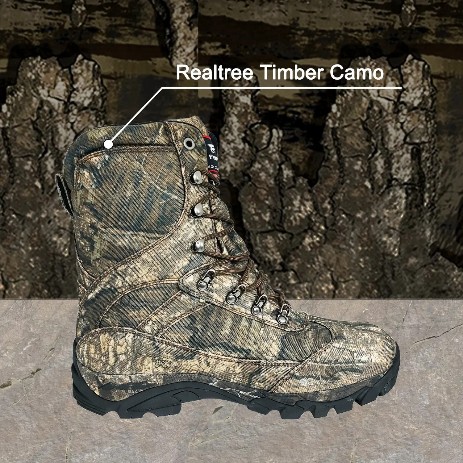 8 вентиляторов 800 г Realtree дизайн древесины Премиум охотничьи сапоги