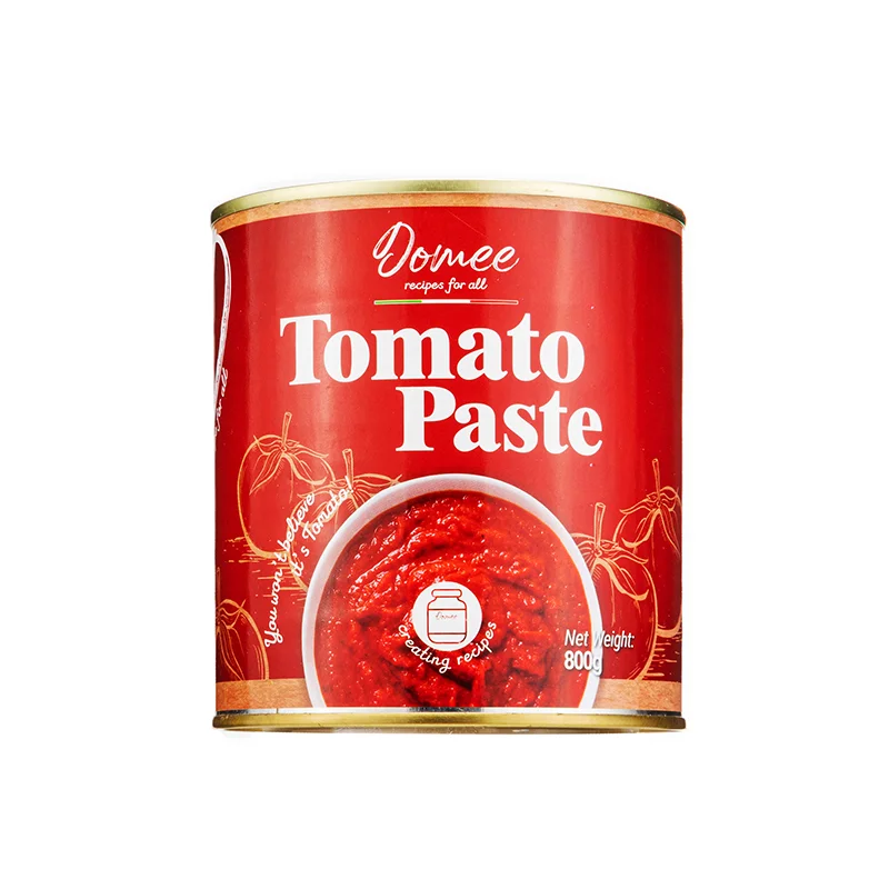Good Quality Tomato Popular Puree tomato 28-30% Brix Ready to Eat Canned Tomato Paste