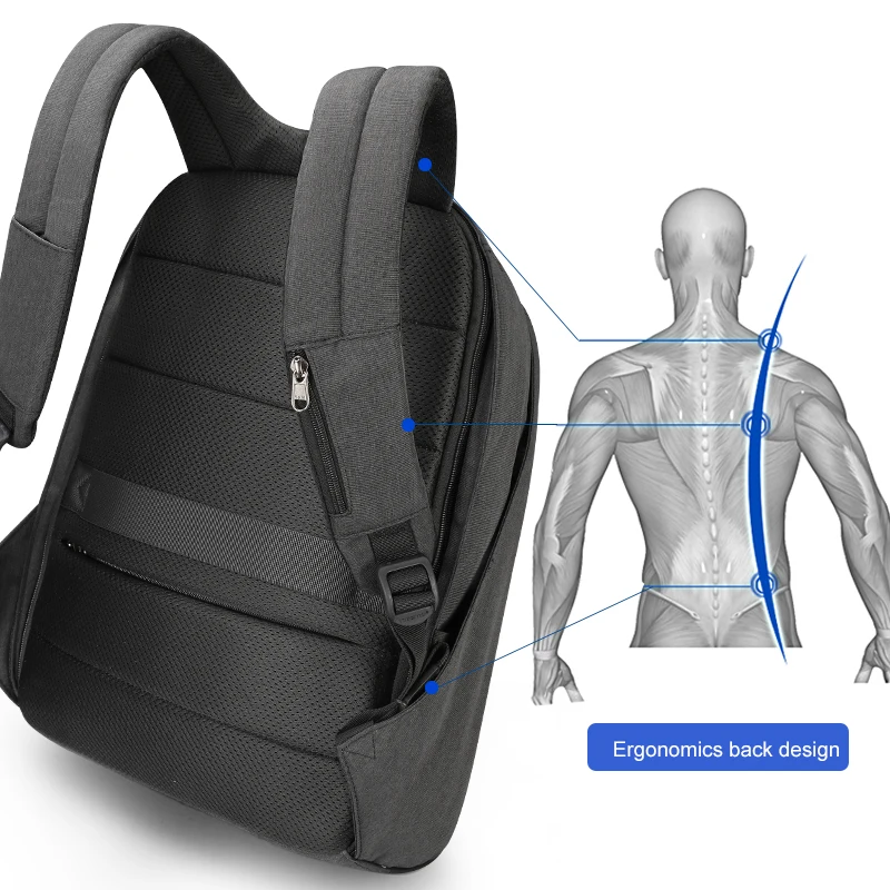 Tigernu T-B3286 reflective antirrobo shockproof waterproof mochila backpack laptop bags for men