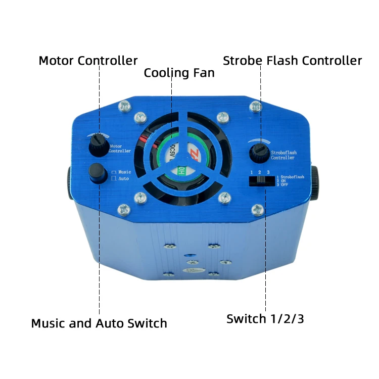 Small 4 in 1  Laser Stage Light Family Disco Light Stage Party pattern Christmas decorative projector mini