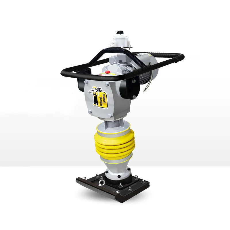 FM125 3kw Electric Tamping Rammer New Jumping Compactor Construction Roadwork Industrial Application Engine Motor Core