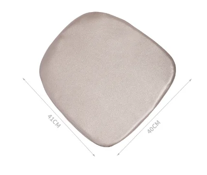 Hot Selling Modern Colorful PU Leather Chiavari Chair Seat Cushions Portable Wedding Chair Cushions Chiavari Chair Cushion