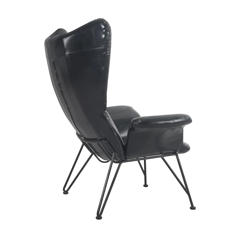 Бесплатный образец для отдыха в гостиной наклонное пластиковое кресло-качалка вращающееся золото большого дивана с металлической ручкой