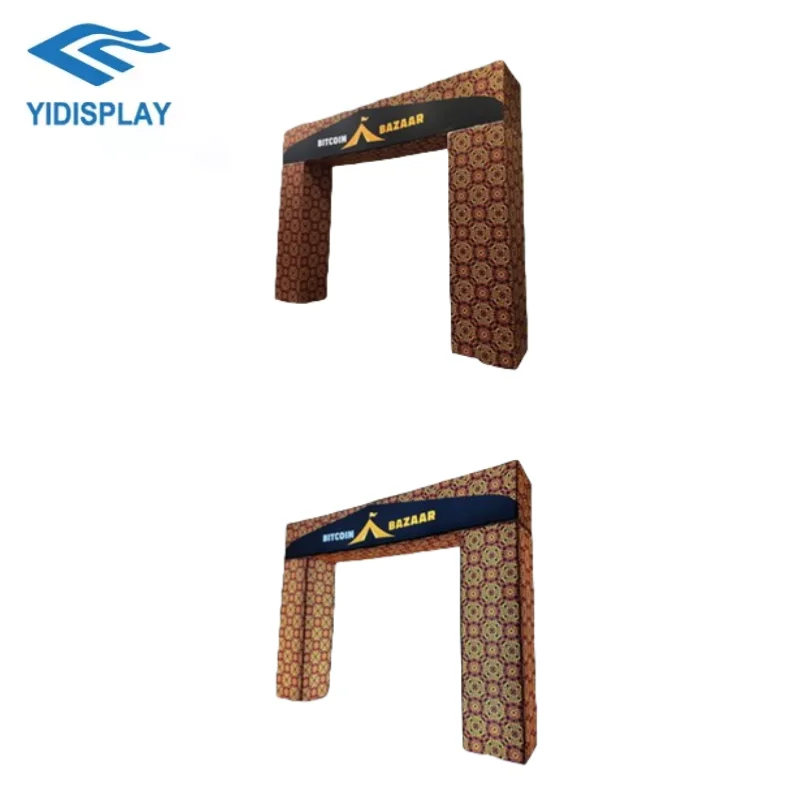 20x12ft LED arch display LED Pillars Trade Show Towers Light Pillar Displays Potable Lightbox Backlit Displays