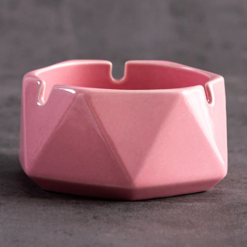 Custom Logo Printing luxury Porcelain Cigar Cigarette Ceramic Ashtray As Promotional Gifts With Lids