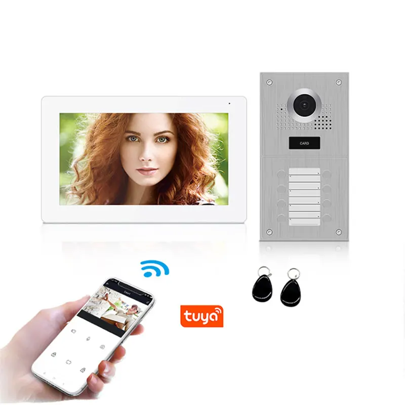 Smart Hd Ip Video Intercom Doorbell Video Entry Intercom For Multi Apartments