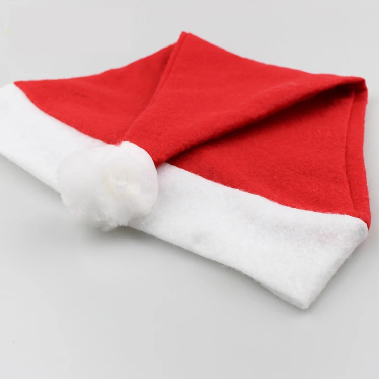 Custom design door window christmas santa claus hat cap curtain
