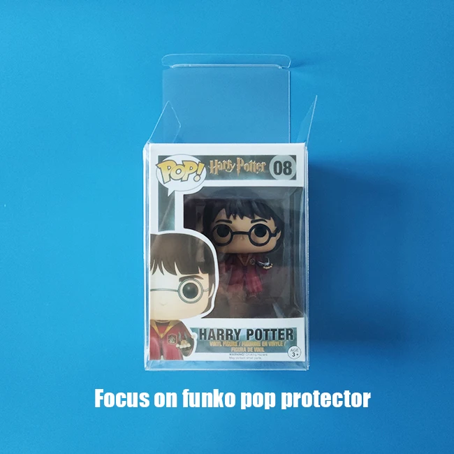 Custom Size Plastic Clear PET PP Packaging Box Thickness 0.5mm  Funko Pop Protector