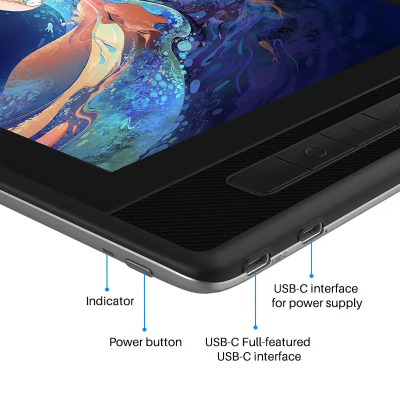 2022 Новый Huion ручка дисплея компьютера ноутбука графический планшет для рисования мониторов Kamvas Pro 13 2 5