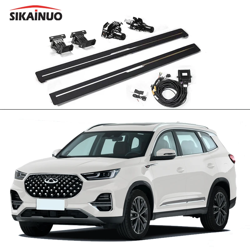 electric side steps retractable running board automatic foot pedals for Chery SUV Tiggo 5 Tiggo 7 Tiggo 8 Pro