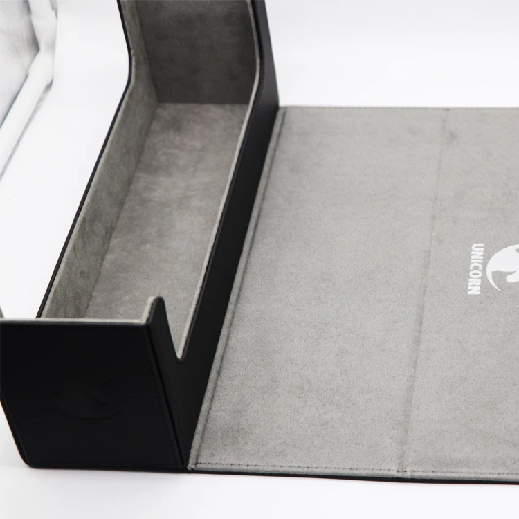 400+  Flip Leather PU Deck Box , High quality Premium Deck Case