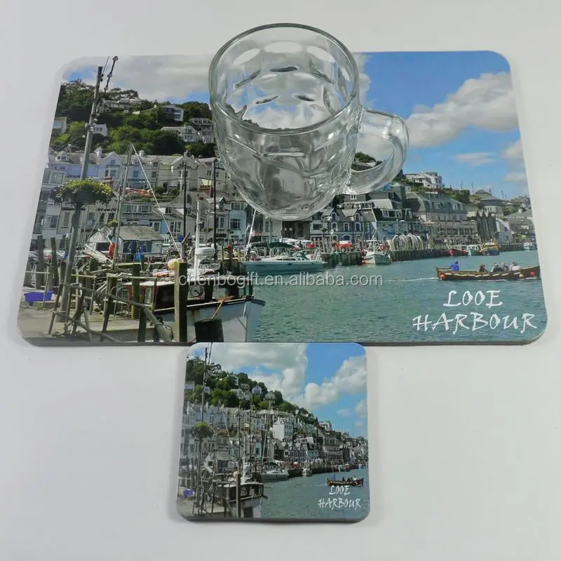 Коврик для домашнего кухонного пробкового стола с принтом