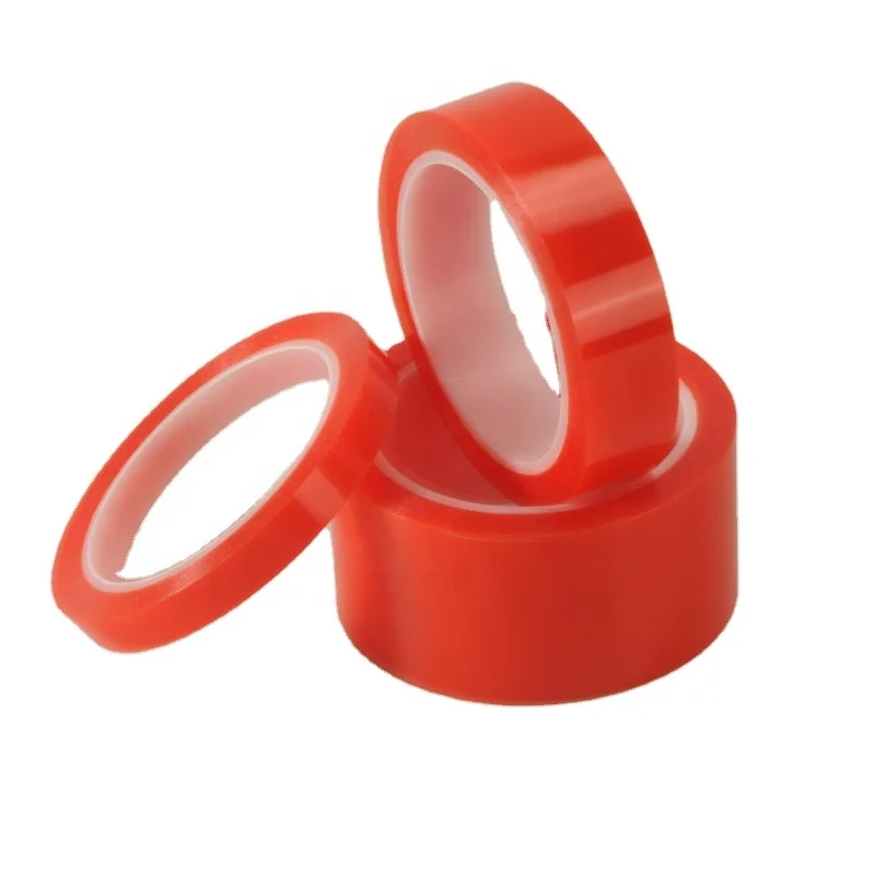 Clear Acrylic Double Sided Tape PET Double Side Adhesive Tape For Grating Picture Window Sign