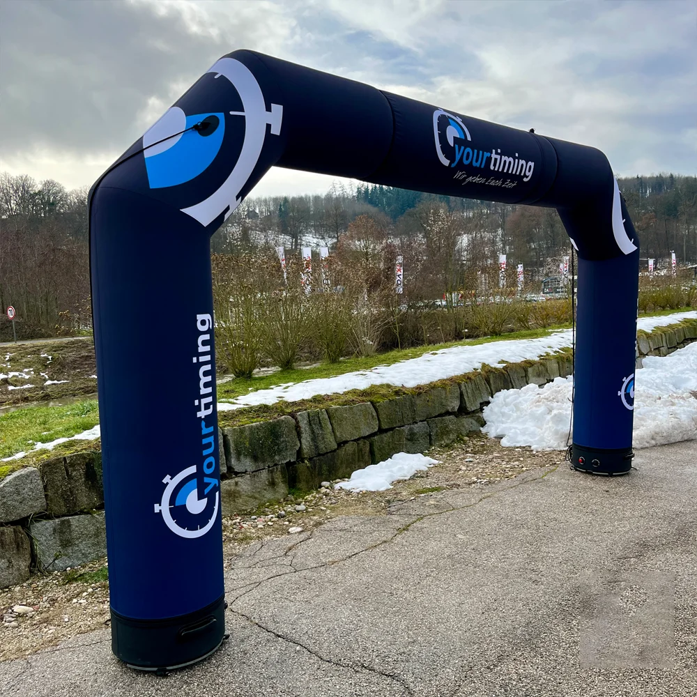 hot sale Custom inflatable half arch advertising start finish line gateway arch events Advertising Inflatable Half Arches