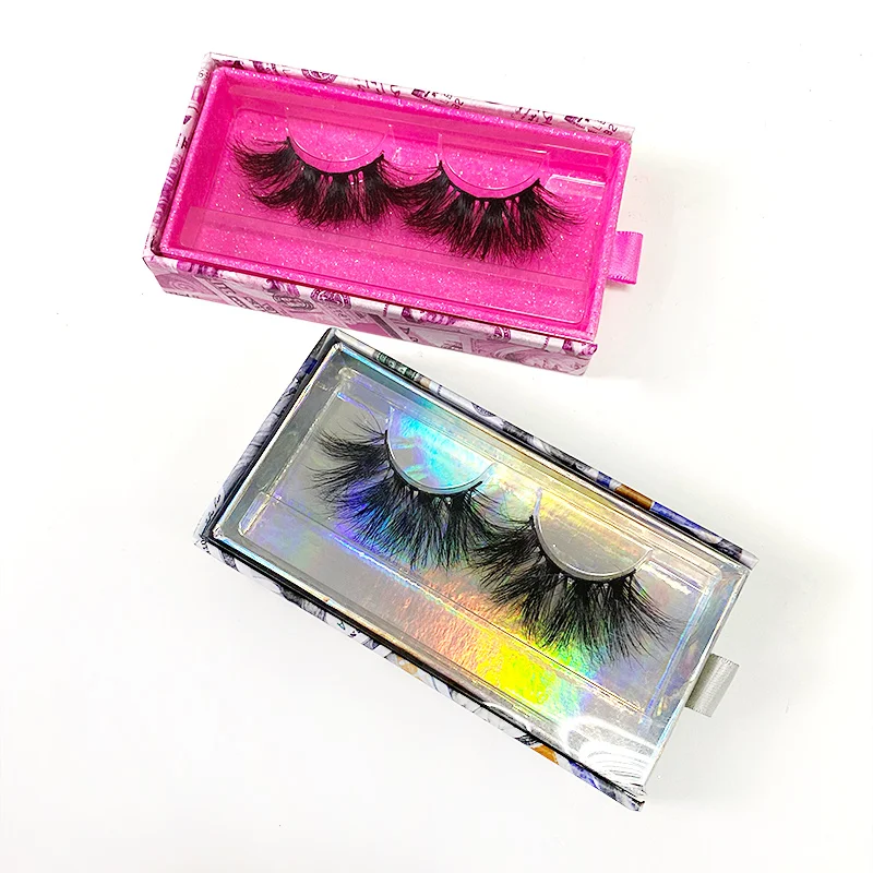 
Private Label Mink Lashes 100% Real Lightweight And Dramatic Strip 25mm Mink Eyelash With Vendor 