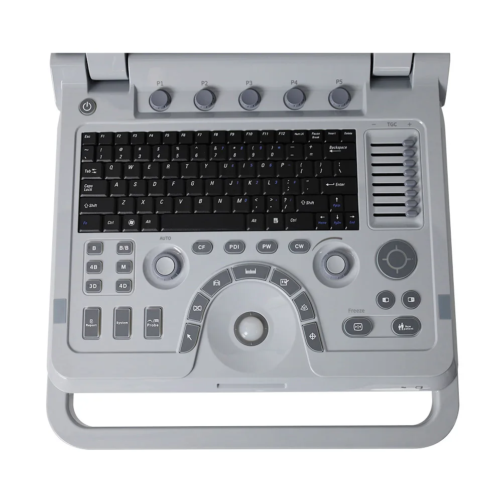 CONTEC CMS1700A-VET Color Doppler veterinary ultrasound table trolley ultrasound scanner